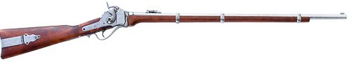 1859 Sharps Civil War rifle replica, grey finish