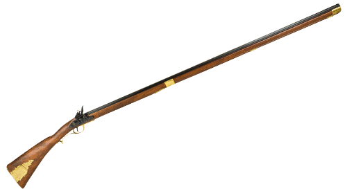Kentucky long rifle, replica of the rifle used by Davy Crockett at The Alamo.